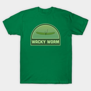 Wacky Worm Fishing Lure Tacklebox Label T-Shirt